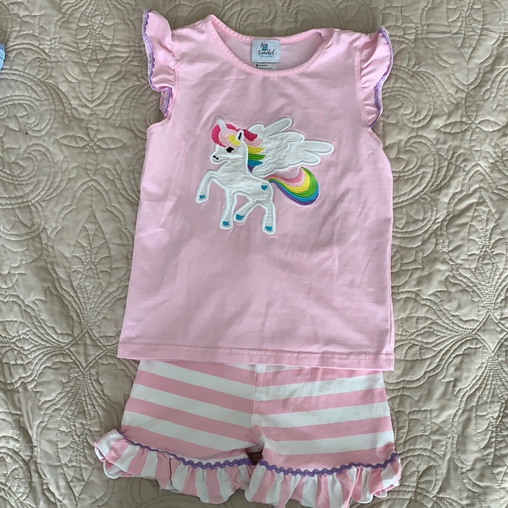 Unicorn Short Set